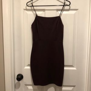 ASTR Dark brown dress